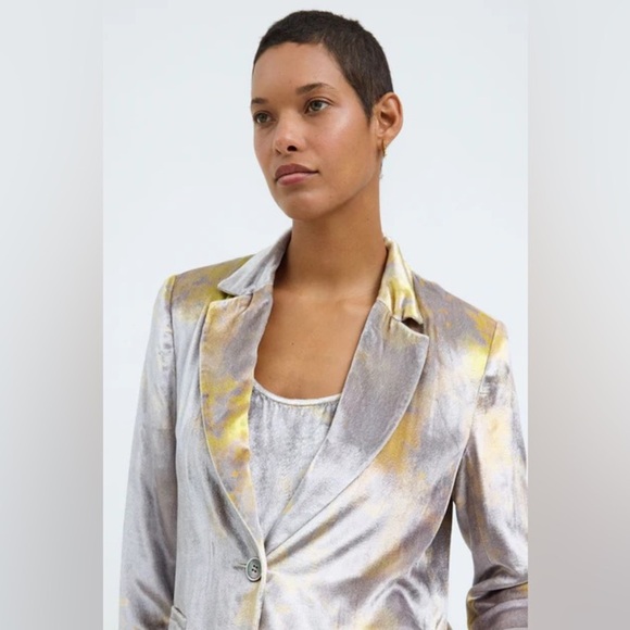 Raquel Allegra “Ether Lia” Velvet Set Blazer (L) & Pants (M), NWT Sample Sale - Picture 16 of 16